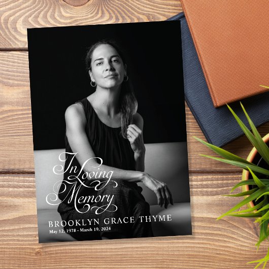 Geheugen volledig foto-Memorial-programma Programma