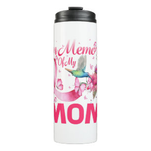 Geheugen voor mijn moeder Hummingbird Breast Cance Thermosbeker