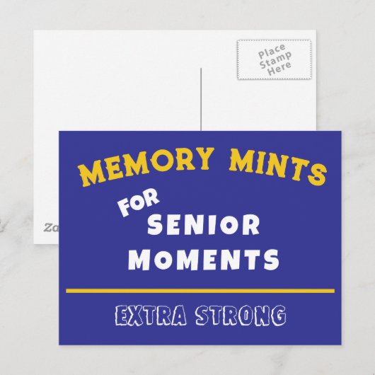 Geheugenmunten Briefkaart (Voorkant / Achterkant)