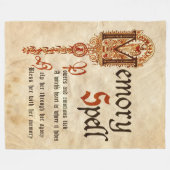 Geheugenspel Fleece Deken (Voorkant (Horizontaal))