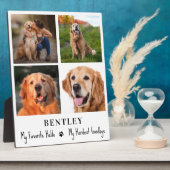 Geheugensympathie voor gezelschapsdieren Aangepast Fotoplaat (Zijkant)