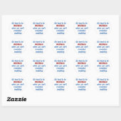 Geheugenverlies Humor Ronde Sticker (Vel)