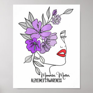 Geheugenzorg voor vrouwen Ik kan je niet herinnere Poster