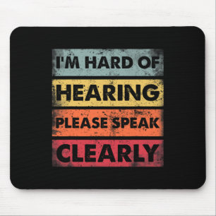 Gehoor van doof gehoor verminderd ASL gebarentaal Muismat