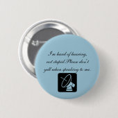 gehoorapparaat ronde button 5,7 cm (Voorkant /achterkant)