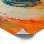 Gehoornde Priesteres Moon Witchy AI Art Matte Valu Poster (Hoek)