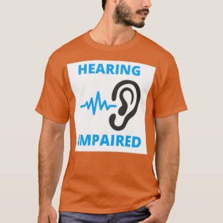 Gehoorstoord Wit en Blauw T-shirt