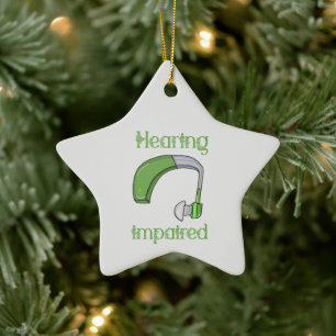 Gehoorstoornis Keramisch Ornament