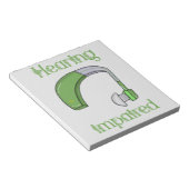 Gehoorstoornis Notitieblok (Schuin)