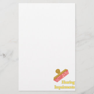 Gehoorstoornissen Briefpapier