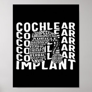 Gehoorverlies Bewustmaking Doaf Cochlear Implant A Poster
