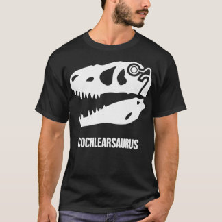 Gehoorverlies Bewustzijn Grappige Dinosaurus Cochl T-shirt