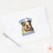 Gehoorzaam de Bulldog - Sticker (Envelop)