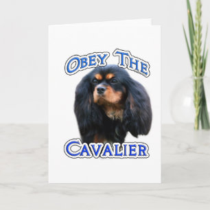 Gehoorzaam de Cavalier Feestdagen Kaart