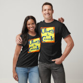 Gehoorzaam het Cook Funny Kitchen Gezegde T-shirt (Unisex)