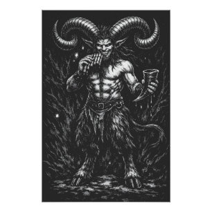 Gehorende Winter Satyr — door BurnsInHell Perfect Poster