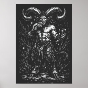 Gehorende Winter Satyr — door BurnsInHell Poster