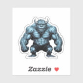 Gehornd Monster Sticker (Vel)