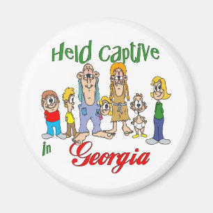 Gehouden Gevangene in Georgië Magneet
