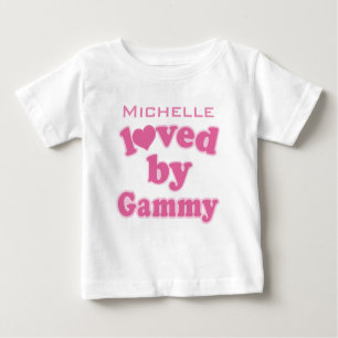 Gehouden van Gammy Personalized Grandchild T shirt
