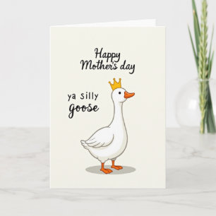 Gehuldigde Water Vogel Moeders Dag Kaart