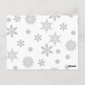 Gehuwd en bedreven Kerstmis Briefkaart (Achterkant)