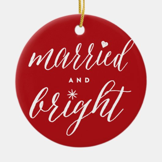 Gehuwd en feestdag bruiloft Foto kerstmis Keramisch Ornament (Voorkant)