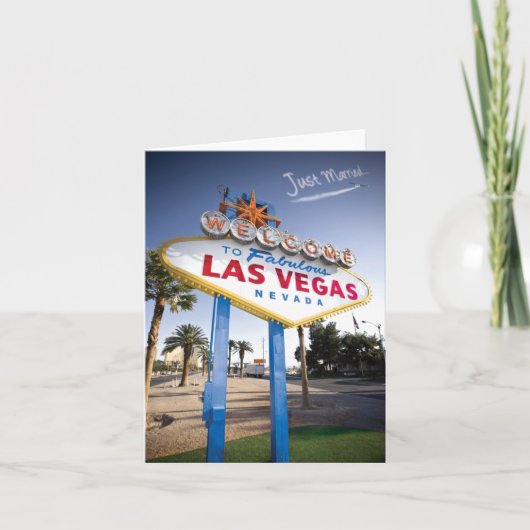Gehuwd enkel Las Vegas Aankondiging (Voorkant)