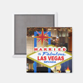 Gehuwd in Las Vegas Magnet Magneet (Voorkant / Achterkant)