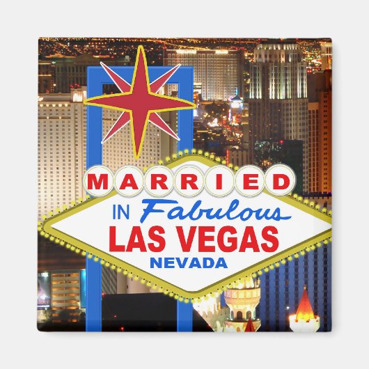 Gehuwd in Las Vegas Magnet Magneet (Voorkant)