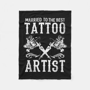 Gehuwd met de beste Tattoo artistieke vrouw of ech Fleece Deken