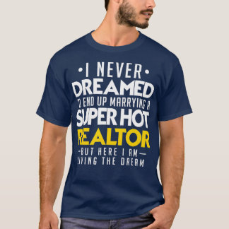 Gehuwd met een Realtor, Real Estate Wife Husband T-shirt