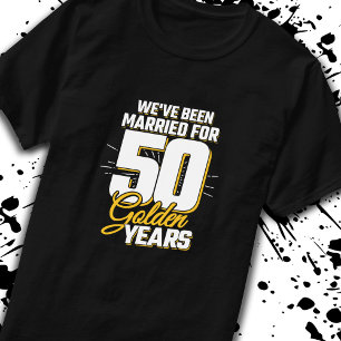 Gehuwd paar 50 jaar 50th Wedding Jubileum T-shirt