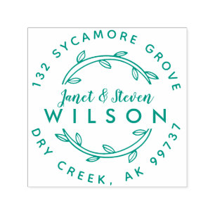 Gehuwd paar volledige namen hand getekend, breedte  zelfinktende stempel