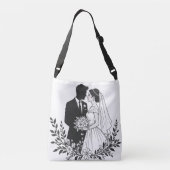 Gehuwd raken crossbody tas (Achterkant)
