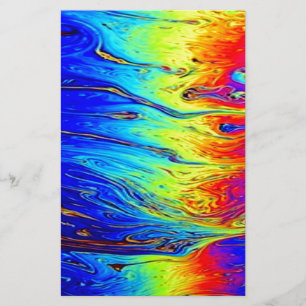 Gehuwd regenboogkunstwerk prachtig briefpapier