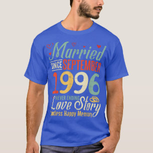 Gehuwd sinds september 1996 Nooit einde Liefde Sto T-shirt