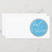 Gehuwde aankondigingskaarten aankondiging (Voorkant / Achterkant)