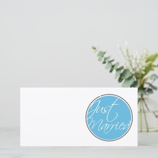 Gehuwde aankondigingskaarten aankondiging (Staand voorkant)