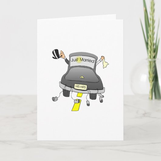 Gehuwde enkel Auto Aankondiging (Voorkant)