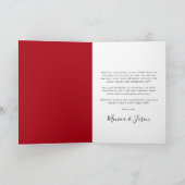 Gehuwde Merry Photo Arch Hartelijk dank Feestdagen Kaart (Binnen)