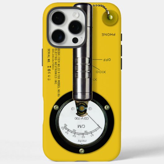 Geiger Counter CD V-700 Case-Mate iPhone Case (Achterkant)