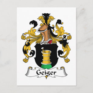 Geiger Family Crest Briefkaart
