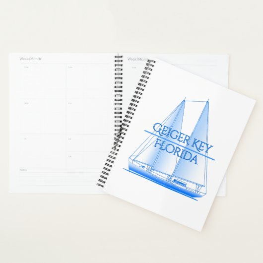 Geiger Key Kustkust Nautical Sailor Planner (Display)