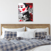 Geiko Canvas Print (Insitu (Slaapkamer))