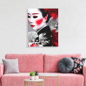 Geiko Canvas Print (Insitu (Woonkamer))