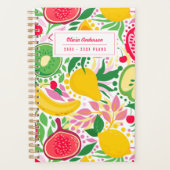 Geïllustreerd Fruit Botanisch Patroon Kleurrijk 20 Planner (Voorkant)