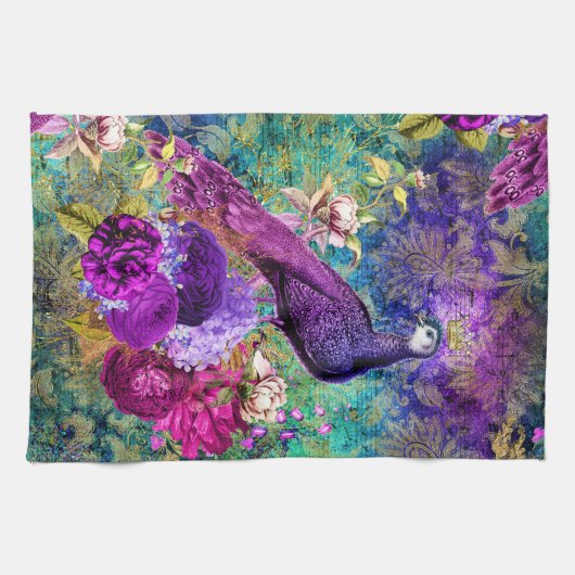  geïllustreerd patroonpatroon theedoek (Horizontaal)