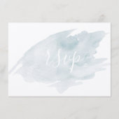 Geïllustreerde AA paar RSVP bruiloft behuizing Kaa Informatiekaartje (Achterkant)