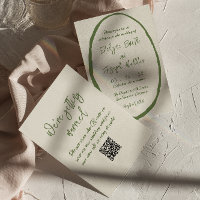 Geïllustreerde Hand getrokken Geschreven QR Code T